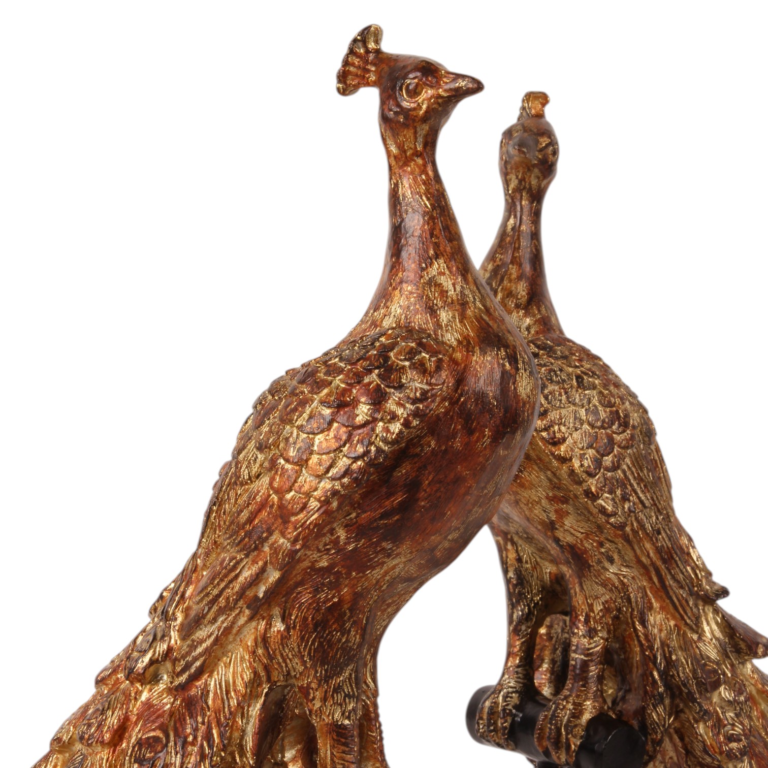 Pauw op Voet ASS/2 41 cm - Goud - Resin