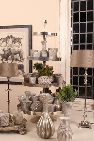 Decoratief Plateau Rond 35 cm - Bruin - Resin