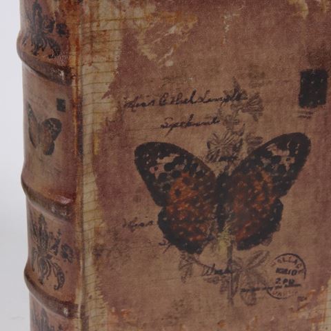 Schmetterlingsbuch 15 cm – Braun