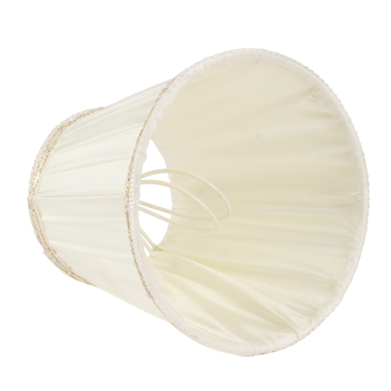 Lampshade 12 cm - Clip-On- White - Fabric