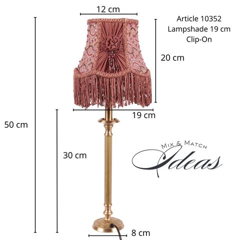 Tafellamp Voet 42 cm - Goud - Koper