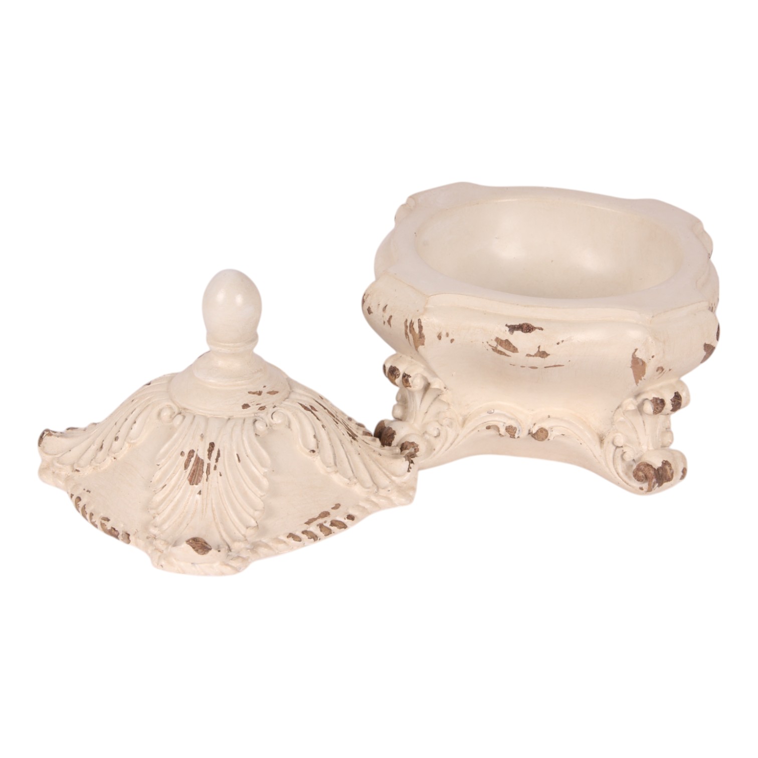 Deco box resin 14x12 cm