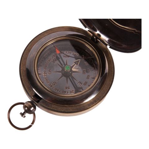 Nautical compass Gandhi brass 6.5 cm