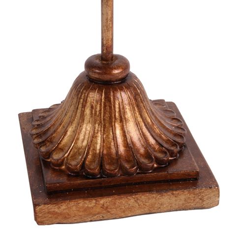 Fleur-de-lis sur Socle 38 cm - Or - Résine