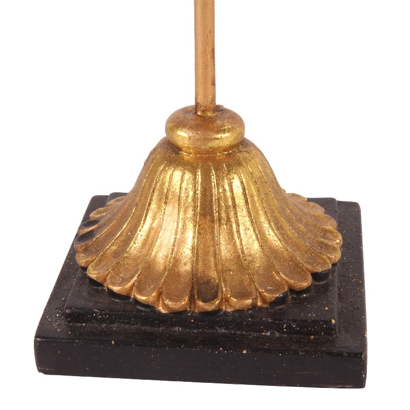 Masque sur Socle 28 cm - Or - Résine