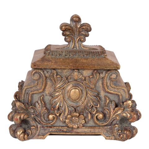 Deco box resin 18,5 cm
