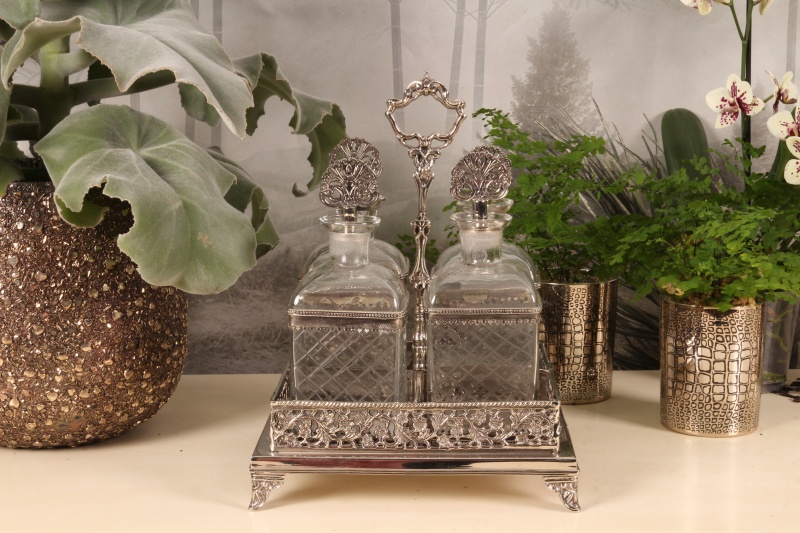 Servies karaf standaard 26x26 cm