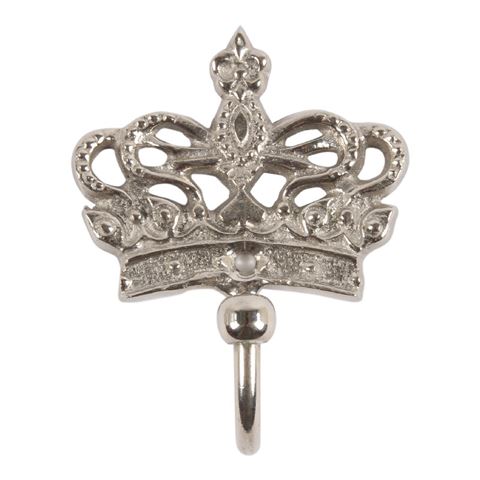Haak Crown koper 6.5 cm