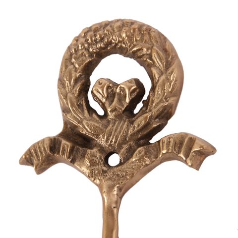 Kapstokhaak koper 8.6 cm