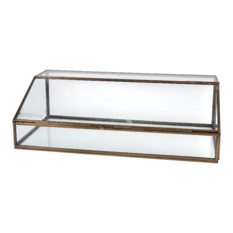 (= itemnr 7068 ) Vitrine H.15X50X25 cm