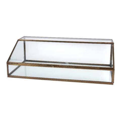 (= itemnr 7068 ) Vitrine H.15X50X25 cm