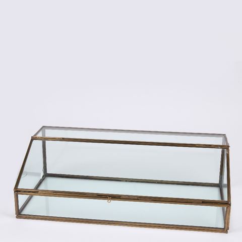 (= itemnr 7068 ) Vitrine H.15X50X25 cm