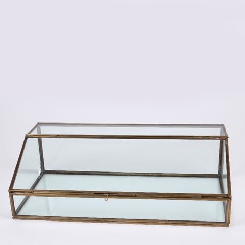 (= itemnr 7068 ) Vitrine H.15X50X25 cm