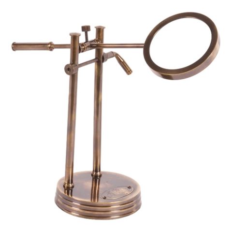 Magnifying Glass Standing 21 cm - Gold - Brass