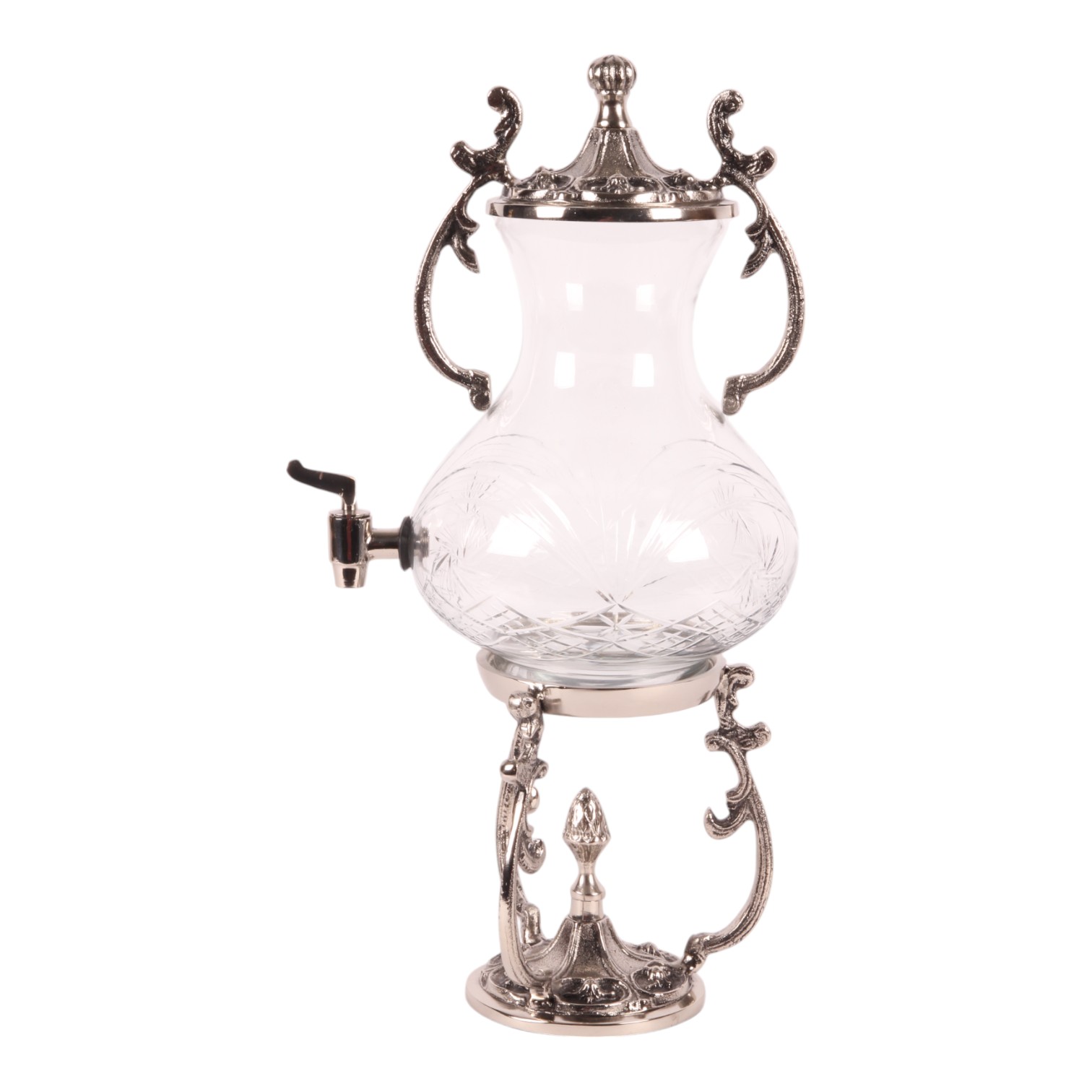 Samowar mit Glas
