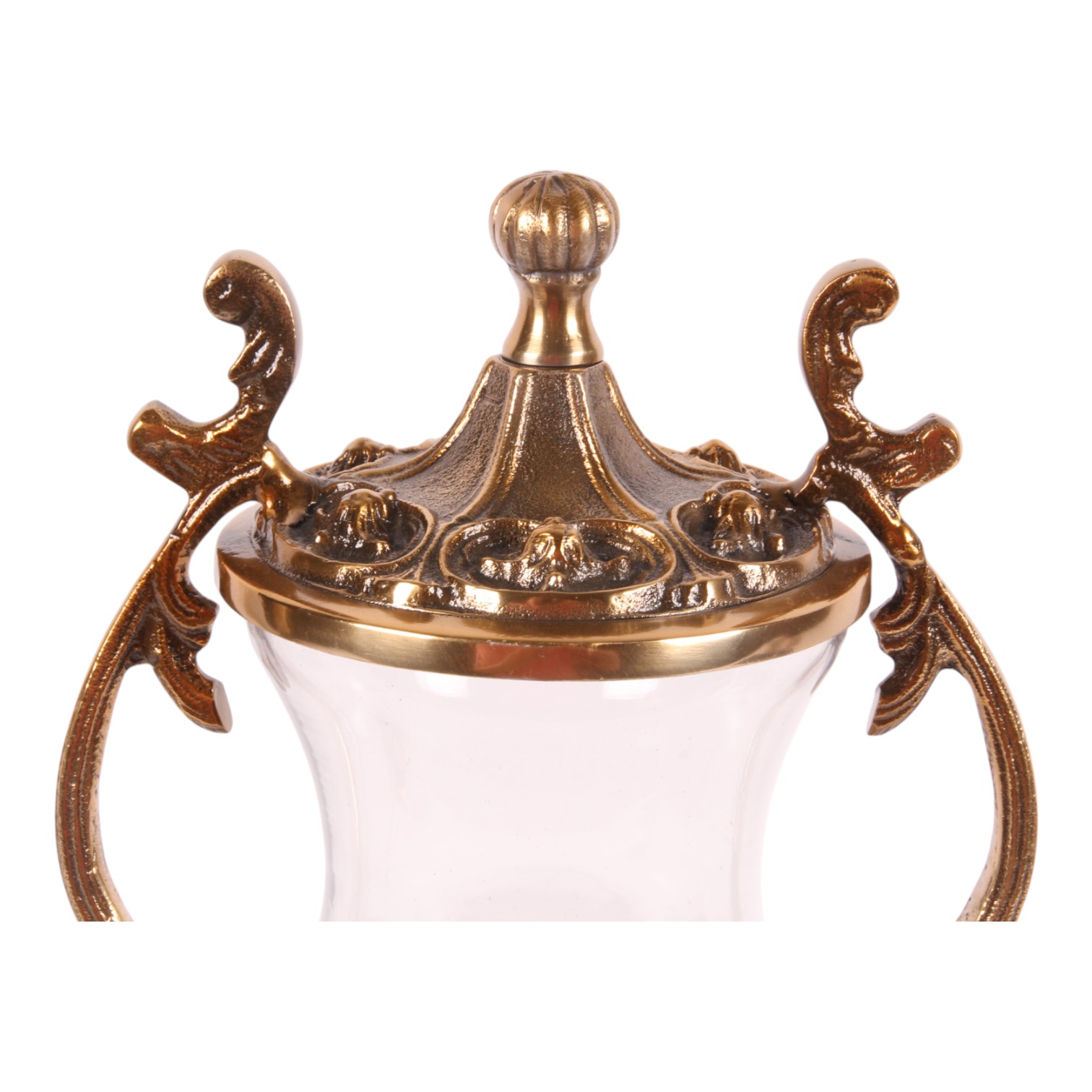 Samovar with glass 47 cm