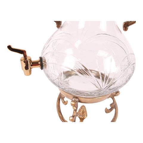 Samovar with glass 47 cm