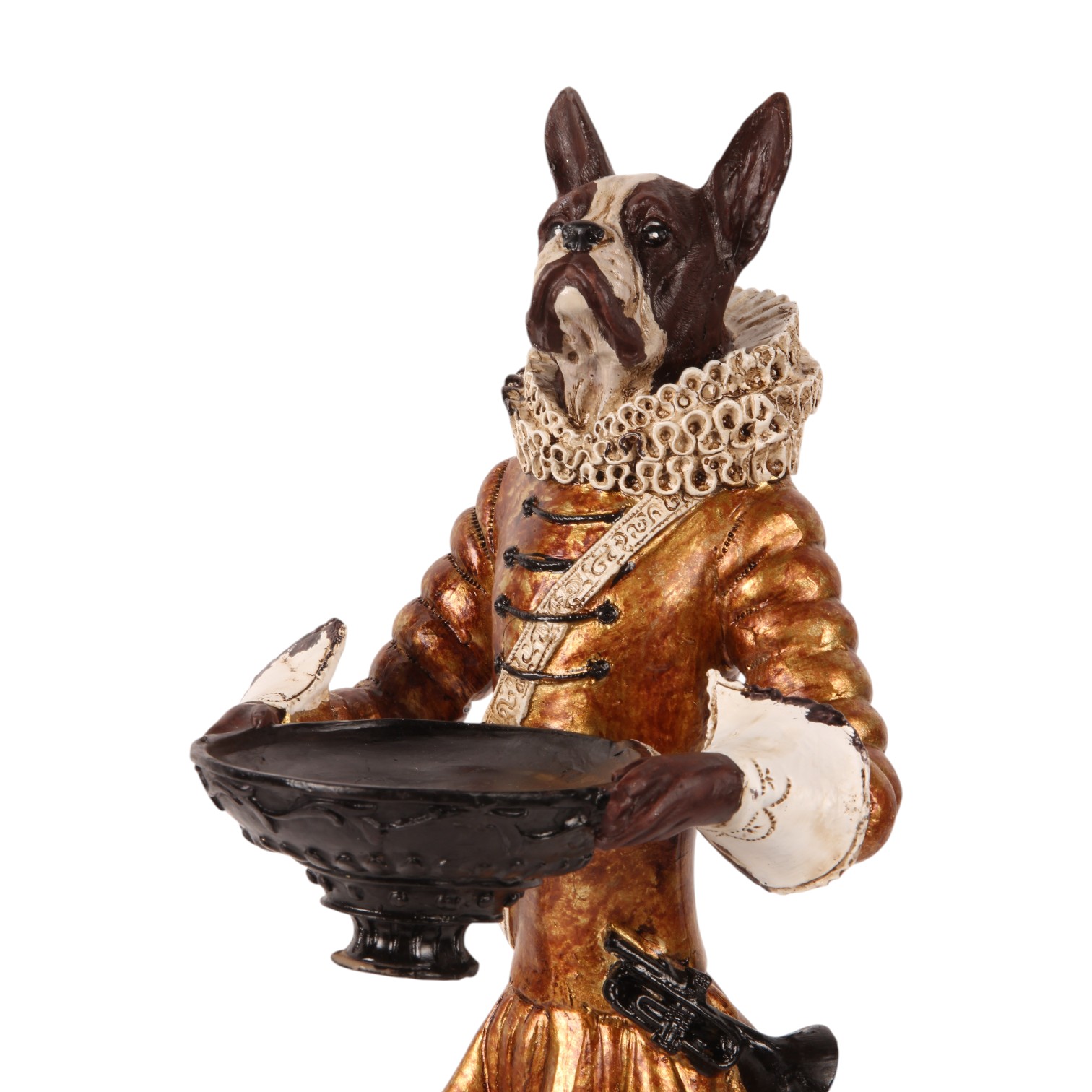 Beeld Hond 51 cm - Goud - Resin