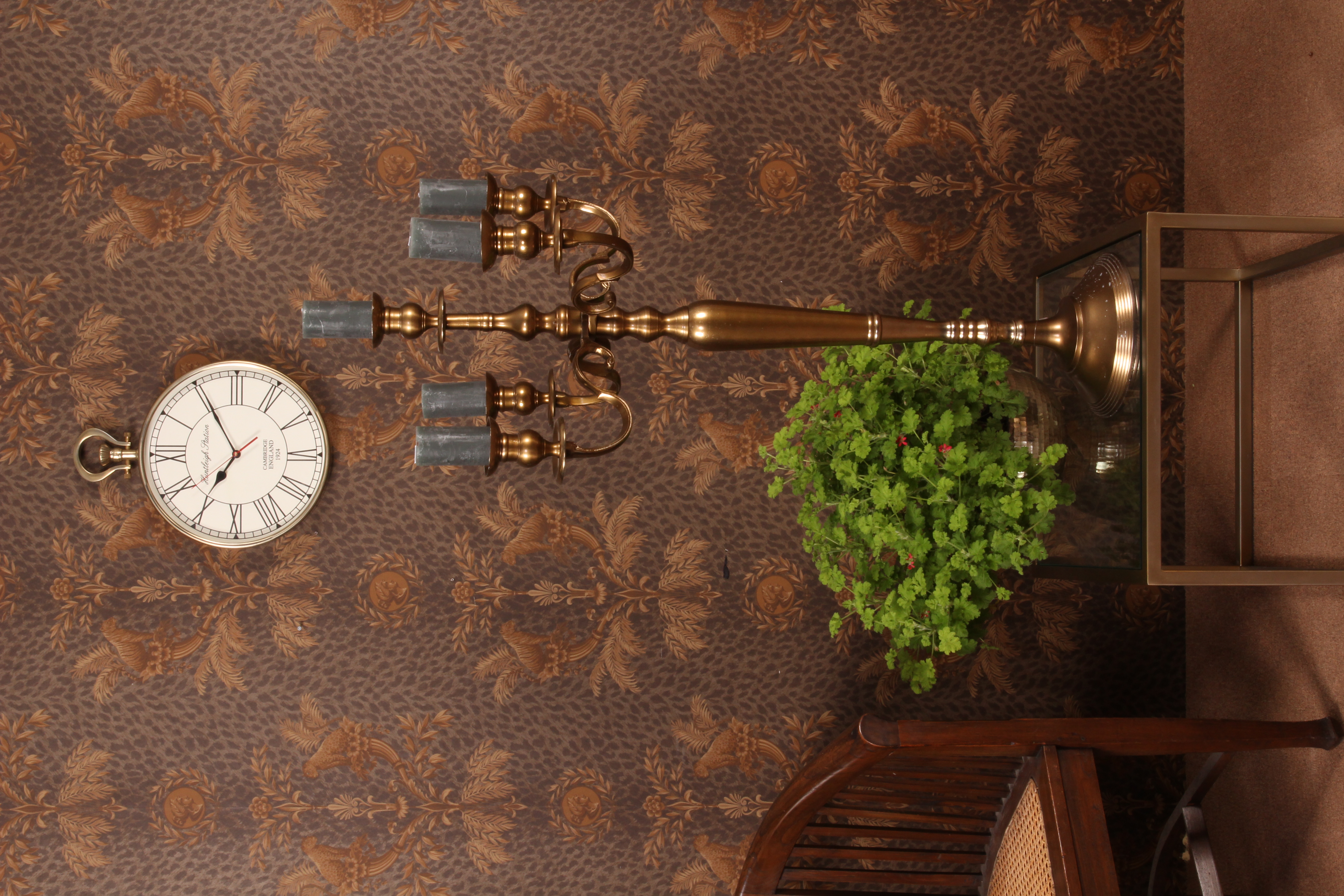 Kandelaar 5-Arms 104 cm - Goud - Aluminium