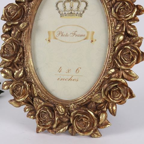 Photo Frame 10x15 cm - Gold - Resin