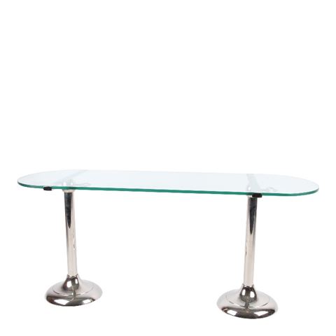 Patisserie Serving Stand Berlin 90 cm - Silver - Brass & Glass
