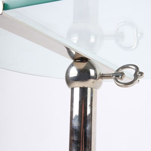 Patisserie Serving Stand Berlin 90 cm - Silver - Brass & Glass