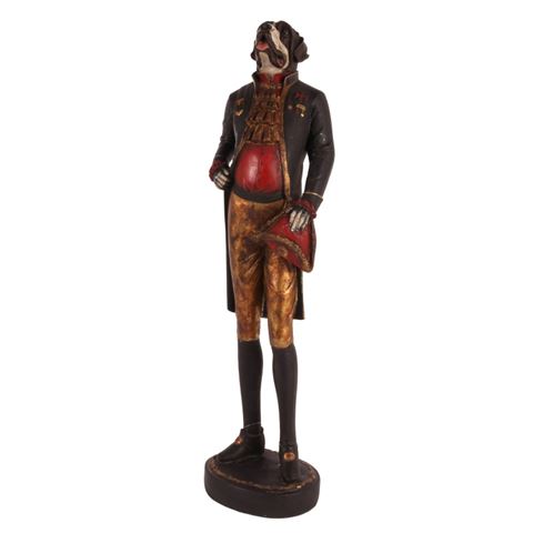 Hond op Voet 80 cm - Multi - Resin