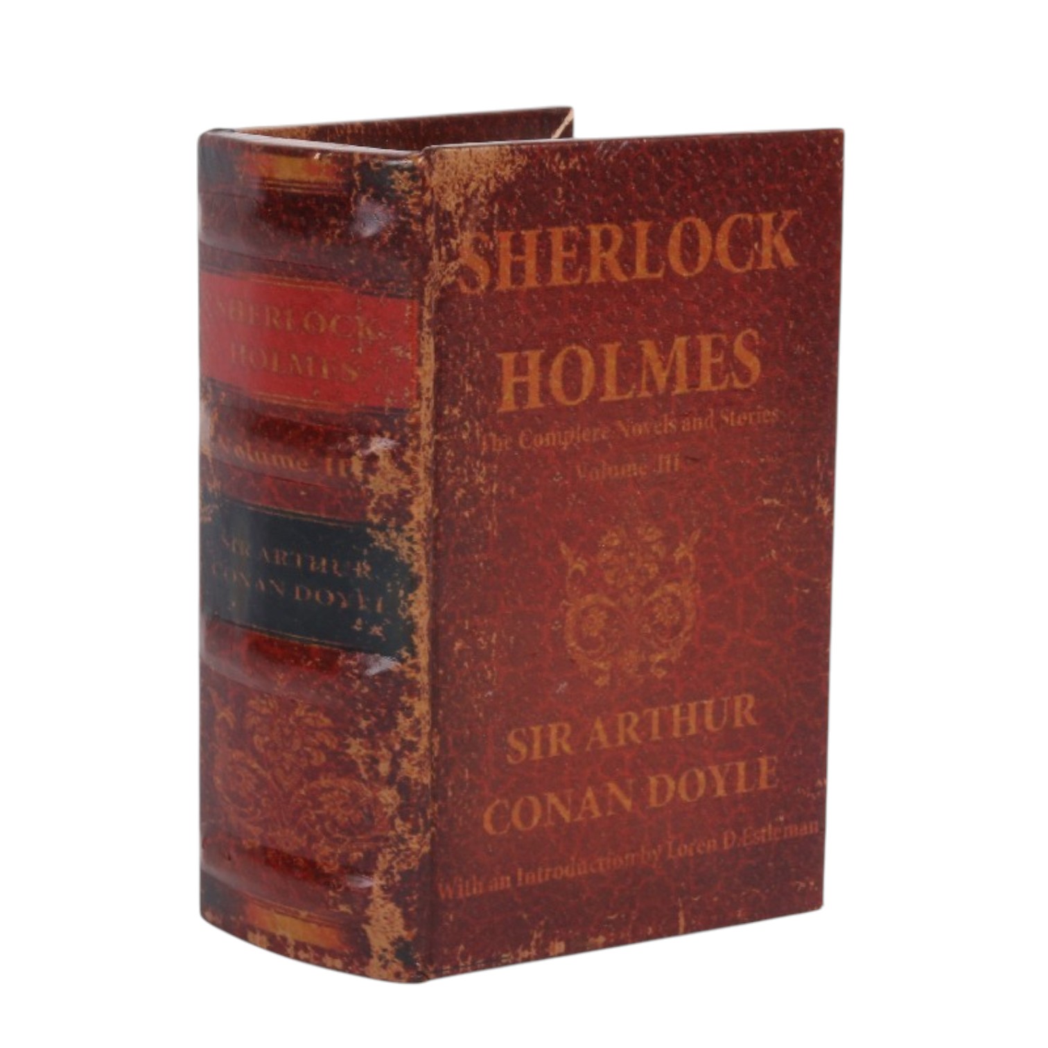 Book Storage Box Sherlock 15 cm - Brown