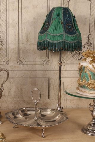 Schaal met Handvat 35 cm - Zilver - Koper