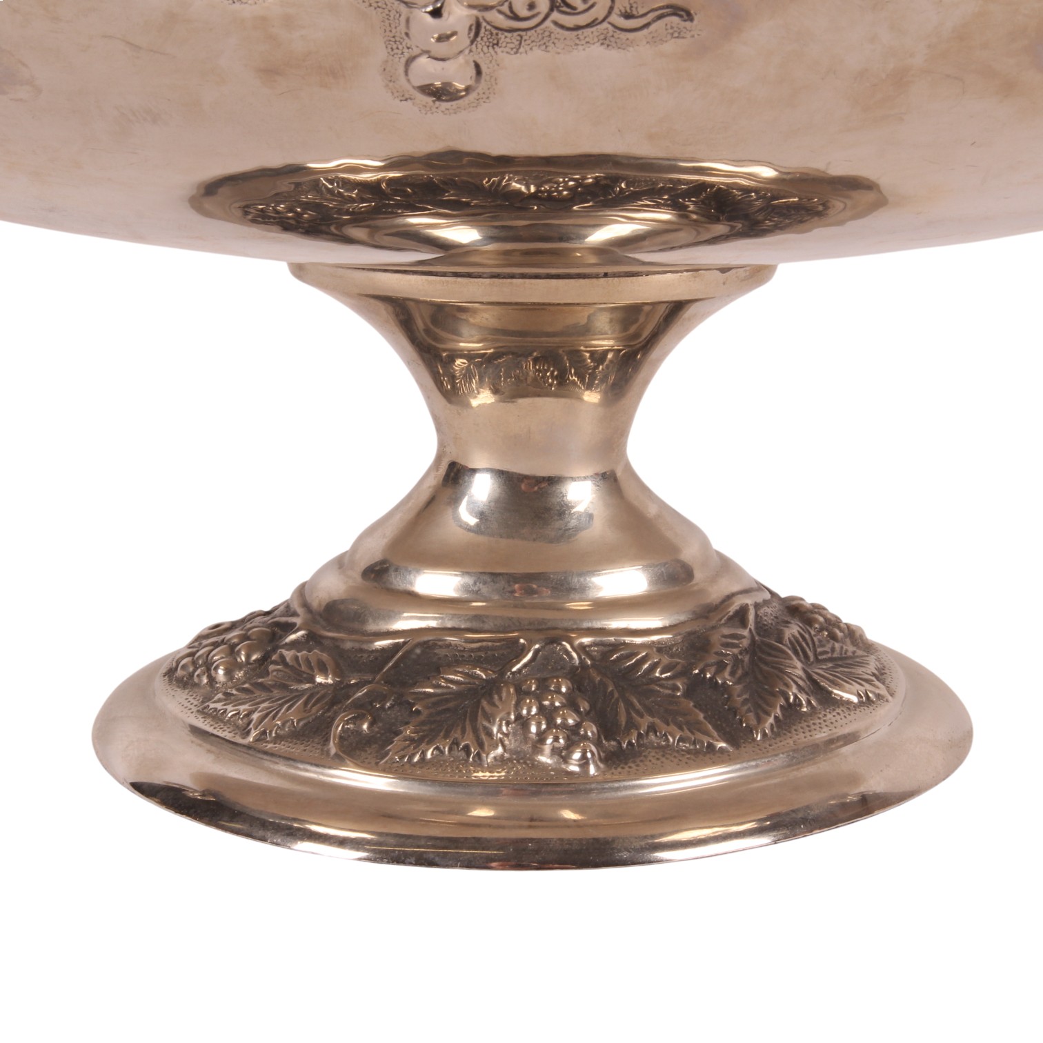 Schaal met Handvat 75 cm - Zilver - Koper