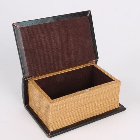 Book Storage Box Worldmap By Coloumbus 15 cm - Black