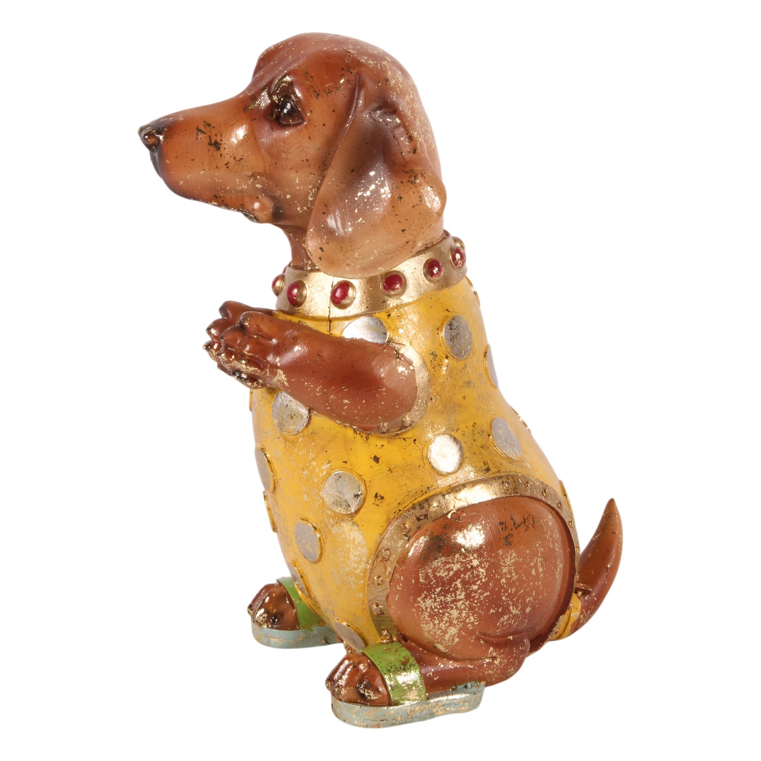 Hondenbeeldje 20 cm - Multi - Resin