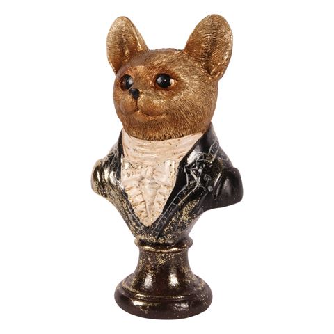 Kattenbeeldje 28,5 cm - Multi - Resin