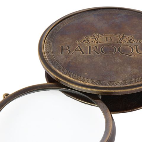 Vergrootglas 7,5 cm - Goud - Koper
