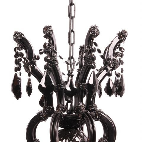 Kroonluchter Maria Theresa 78 cm - Zwart - Ijzer & Glass