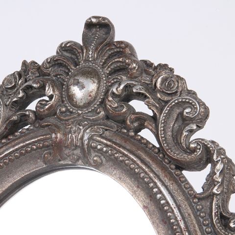 Spiegelrahmen oval 15x20 cm