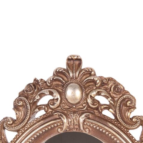 Spiegelrahmen oval 15x20 cm