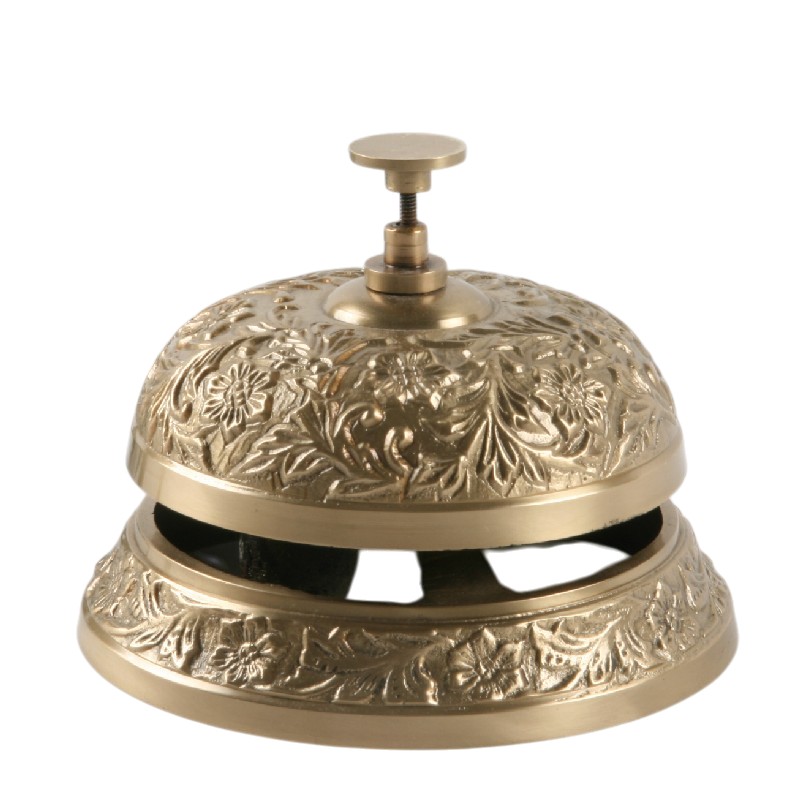 Table Bell 11 cm - Gold - Brass