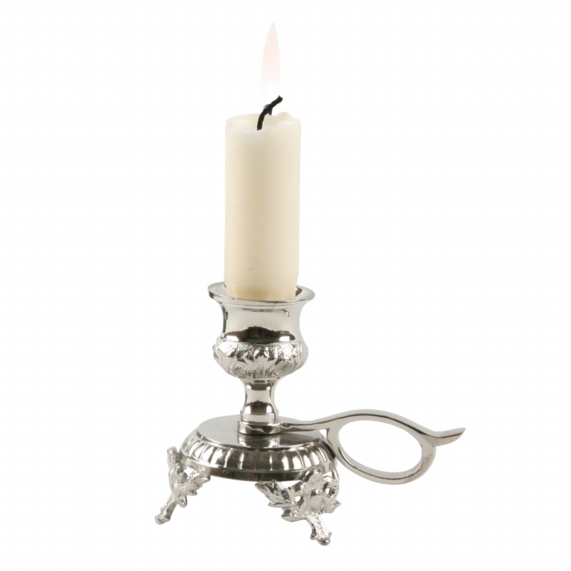 Kandelaar 8 cm - Zilver - Koper