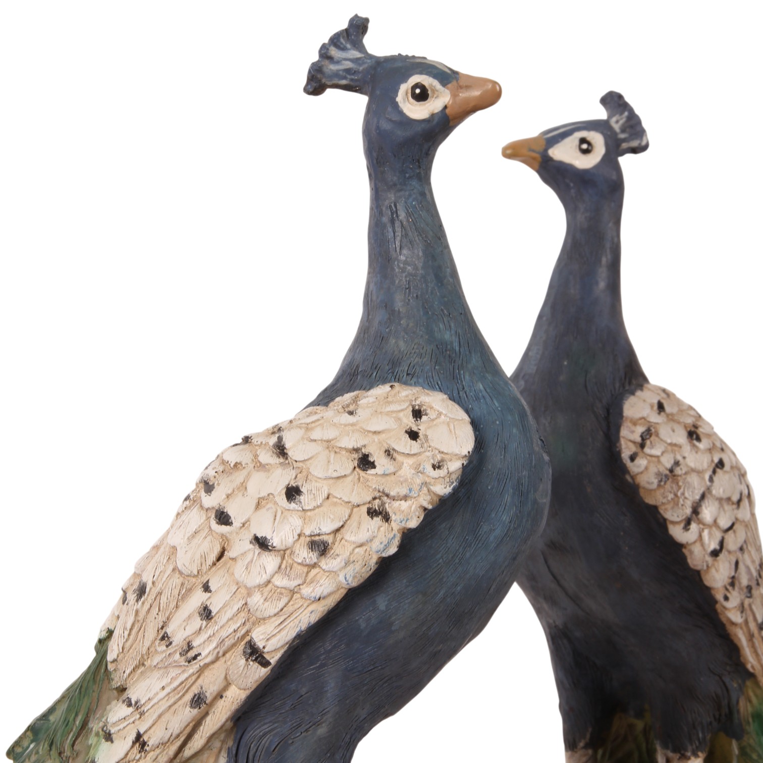 Pauw op Voet ASS/2 41 cm - Blauw - Resin