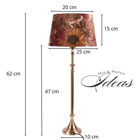 Table Lamp Base 51 cm - Gold - Brass