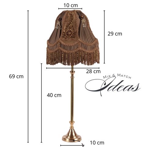 Table Lamp Base 51 cm - Gold - Brass
