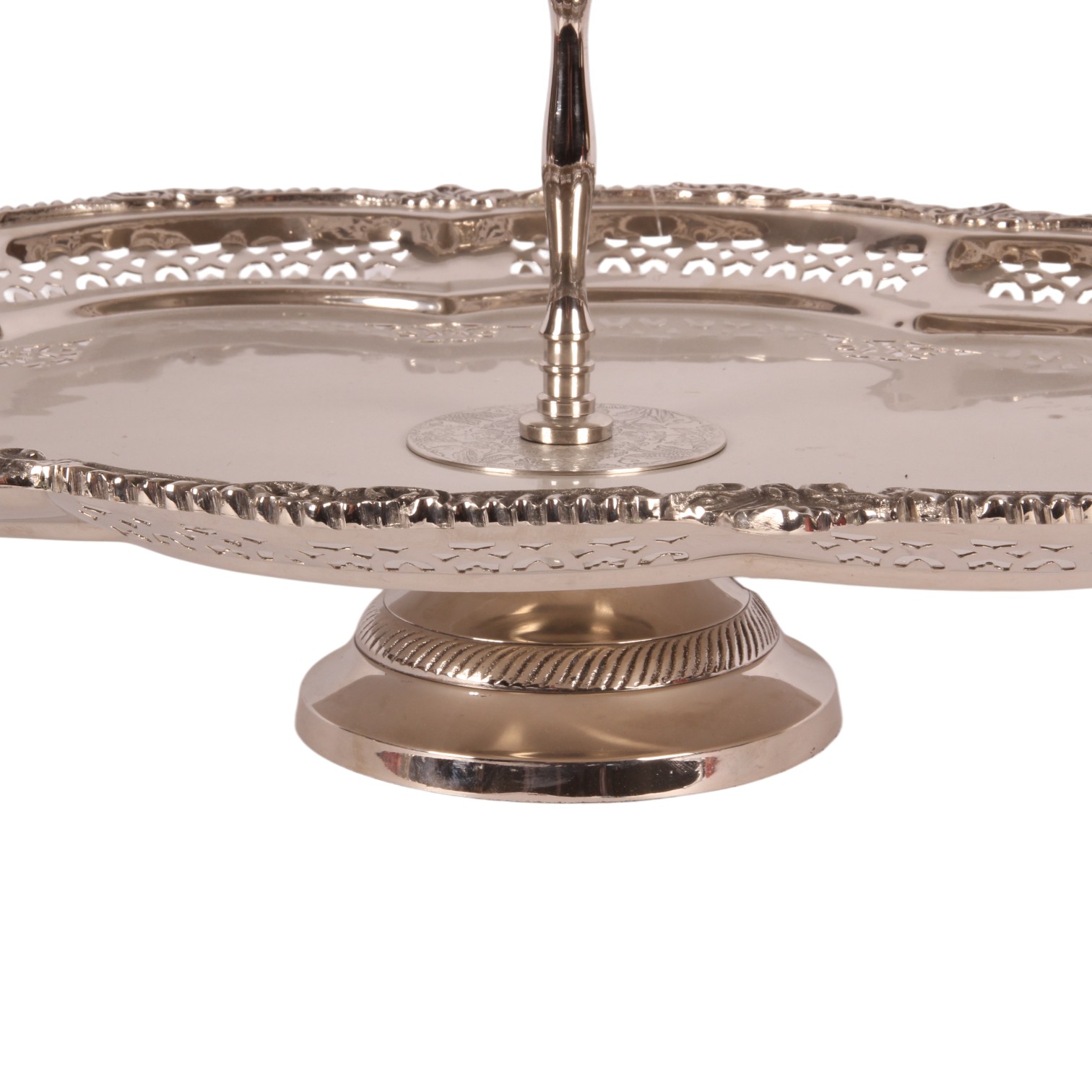 Etagère 3-Laags 51 cm - Zilver - Koper