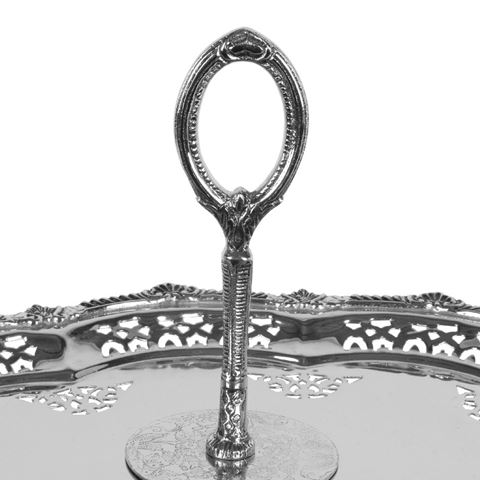 Etagère 3-Laags 51 cm - Zilver - Koper
