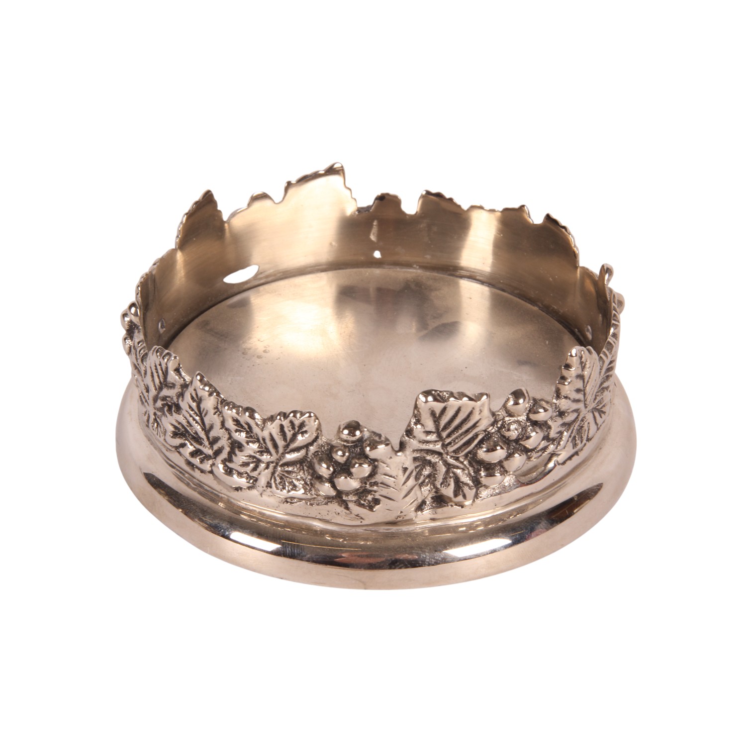 Flessenhouder 10 cm - Zilver - Koper