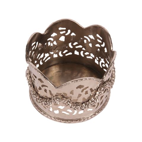 Flessenhouder 10 cm - Zilver - Koper